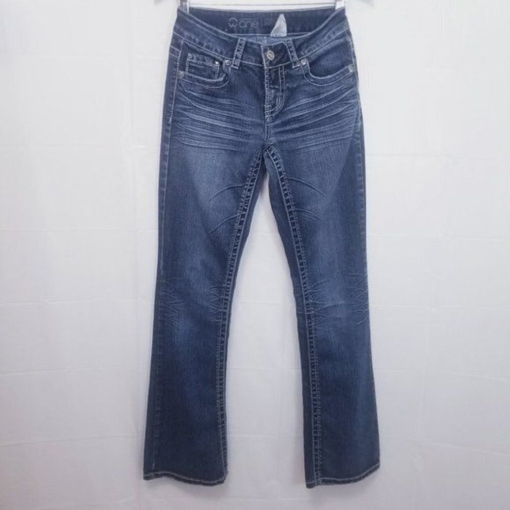 Warehouse One Contour Boot Cut Jeans